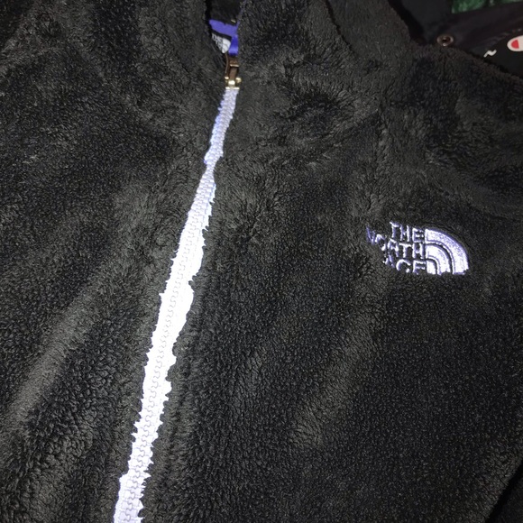 Black Fluffy The North Face Jacket - Picture 4 of 6